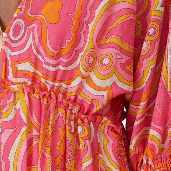 Trina Turk 25th Anniversary Acros Iris Maxi Dress - Size Small - Psyched… - Picture 7 of 16